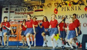 Występ grupy tanecznej z Osieka n/Wisłą na Pikniku...